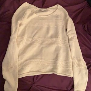 Old Navy Cream ribbed sweater